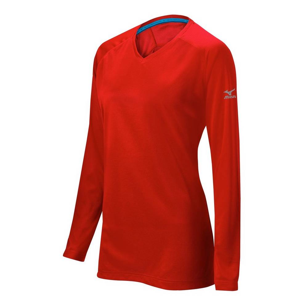 Blusa Mizuno Comp - Mulher - Vermelhas - NLXWK6820